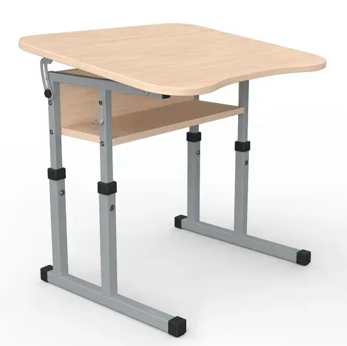 Стіл учнівський №4-7 з регулюванням куту нахилу стільниці 700х500 МФ Вересень